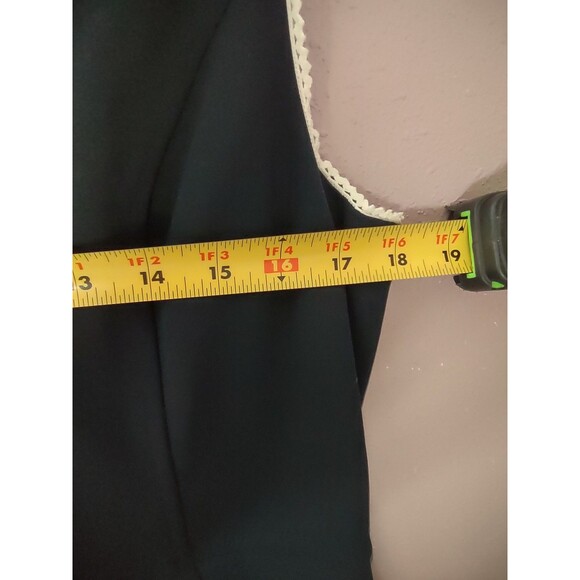 Tommy Hilfiger Dress Size 12 Dark Blue With White Lace Trim Sleeveless - Picture 8 of 12